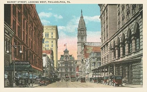 Found Image Press - Market Street, Philadelphia, Pennsylvania - Vintage Image