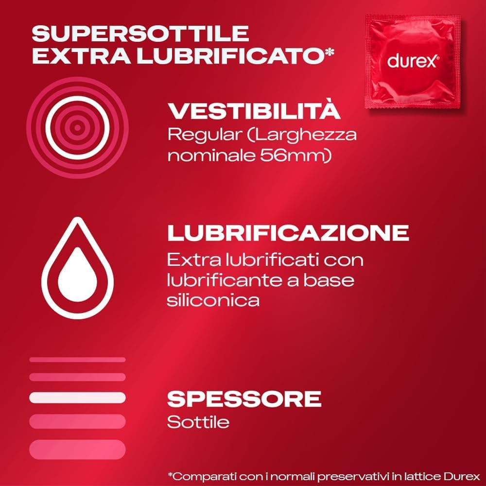 Durex Fun Explosion Mix di Preservativi Sottili, Con Rilievi e Nervature e Aromatizzati alla Fragola, 40 Profilattici, Esclusiva Online