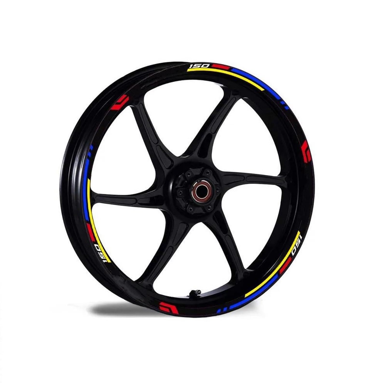 Reflective Motorcycle Wheel Stickers Scooter Rim Strips Decals Accessories for PCX 150 PCX150 Pcx150