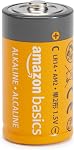 Amazon Basics 8-Pack C Cell Alkaline All-Purpose Batteries, 1.5 Volt, 5-Year Shelf Life