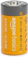 Vista 2 de Yaxa Basics Paquete de 4 pilas alcalinas multiusos de celda C, 1.5 voltios, 5 años de vida útil