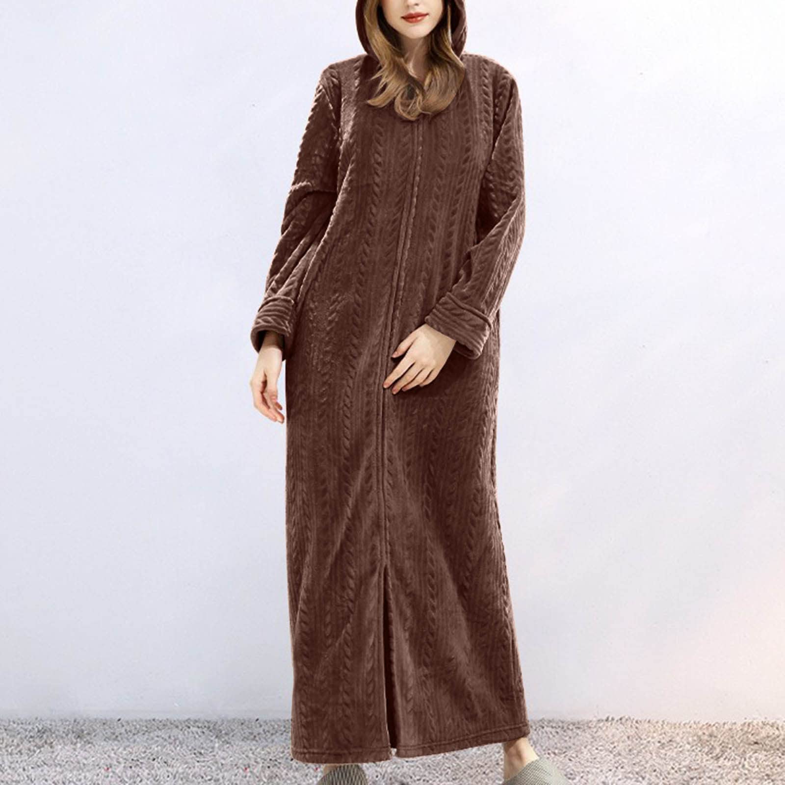 Ropa de dormir para mujer, camisón de manga larga, camisón corto, algodón, ropa de dormir, elegante, ropa de dormir suave, camiseta de dormir suave, vestido informal para sala de estar, hogar