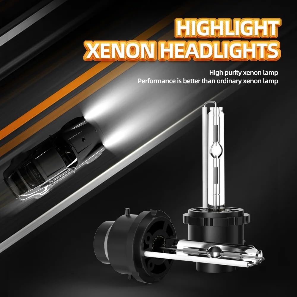 Reflektor LED Do Golf Mk4 Mk5 Mk6 1997-2012 Żarówki halogenowe | Reflektory Samochodowe 12V 2x HID Xenon D2 D2S 35W Reflektory Żarówki