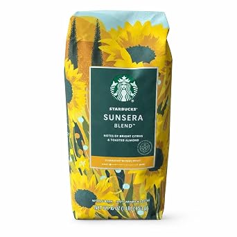 Starbucks Sunsera Blend Blonde Roast Coffee, Whole Bean, Citrus & Toasted Almond Notes, 16 oz