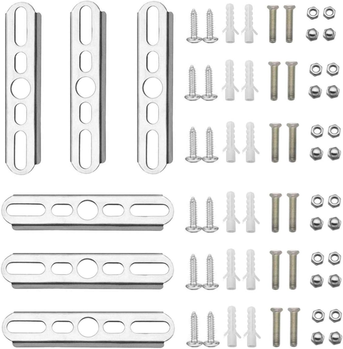6 Pack Lighting Fixture Ceiling Plate Bracket 100mm Metal Ceiling Light