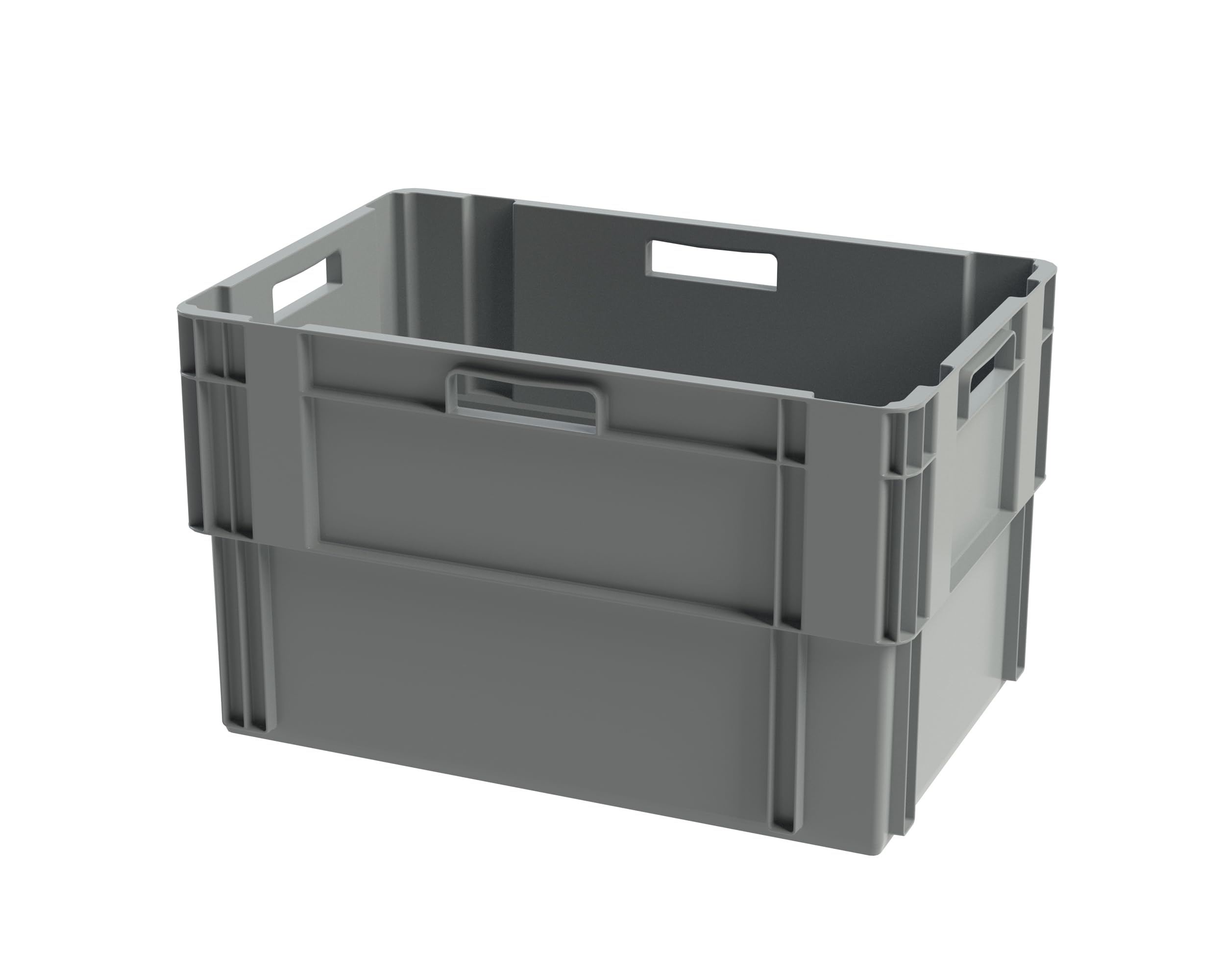 Viso - Bandeja apilable (600 x 400 x H.340 cm), color gris