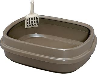 猫のゴミ箱:完全ガイドとクリーニングテクニック 7 Iris Ohyama Cat Toilet with Scoop, Brown