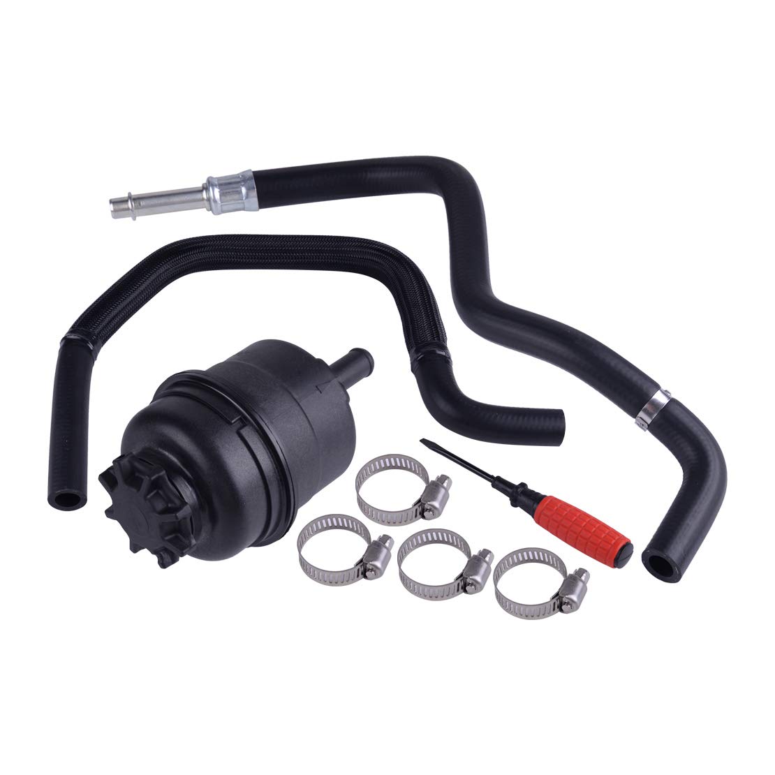 Power Steering Reservoir & Hose Repair Kit Fit BMW 5 7Series E39 M52 32411093130 Car & Truck