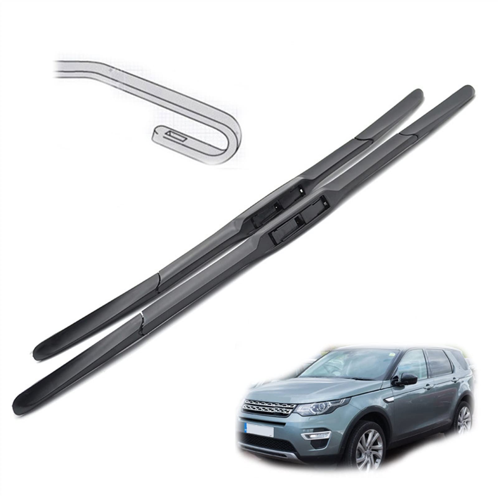 Essuie-Glace Avant Land Rover Discovery Sport Roulez Serein Sous la Pluie Automnale L550