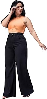 Miss Chase A+ Women's Bootcut High Rise Regular Length Stretchable Denim Jeans