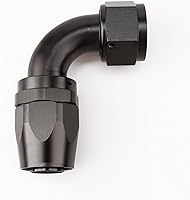 Vista 30 de AC PERFORMANCE -4 AN Montaje de extremo de manguera giratoria de 45 grados Aluminio Negro