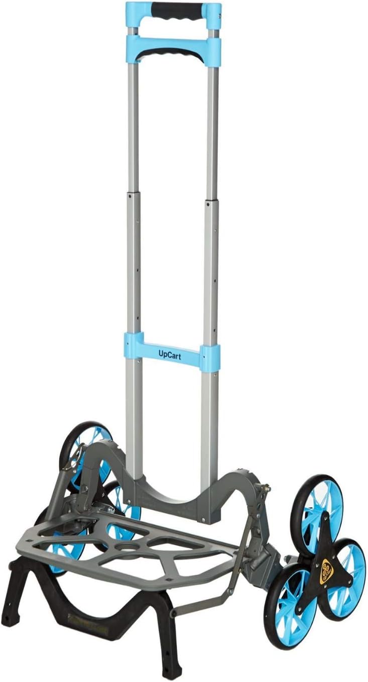 UpCart Original 100lb Capacity Folding Blue Hand Cart