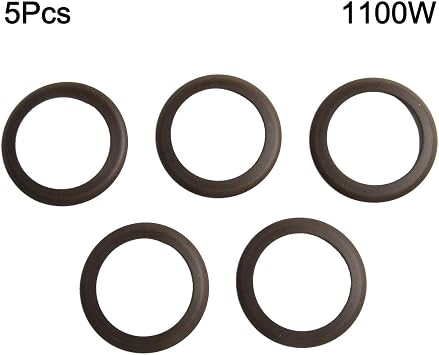Piston Rings Pack Five Reliable Components Designed Specifically for Air Pump Use (Fits Multiple Models)(1100W)