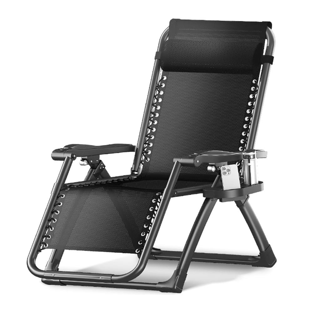 Fauteuil de jardin inclinable zéro gravité portable et ultra confortable