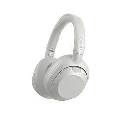 Sony ULT Wear WH-ULT900N Noise Cancellation Wireless Bluetooth Over Ear Headphones with Massive Bass, Up to 50Hrs Battery-White