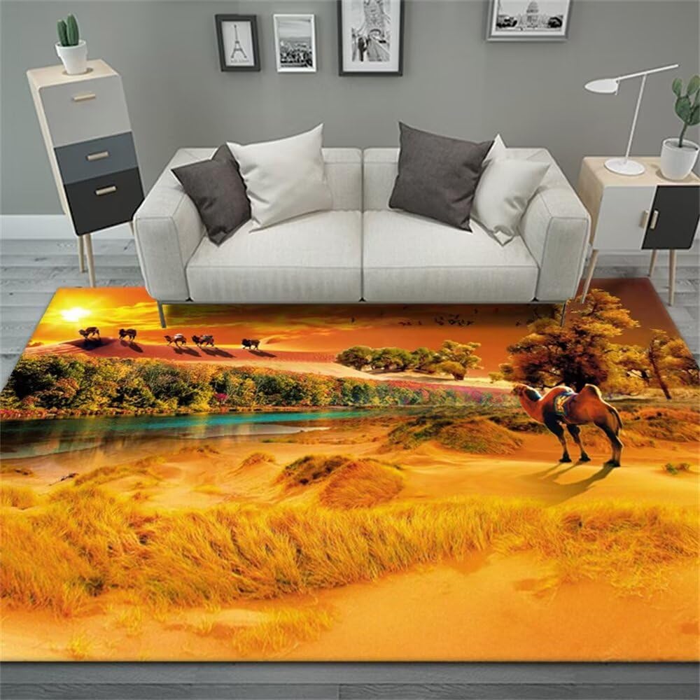 Tapis décoration chambre bébé or tapis salon poil ras durable 50X80CM