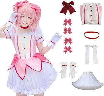 Anime Magi Madoka Magica Cosplay Costume Akemi Homura Madoka cosplay Costume Halloween Outfit