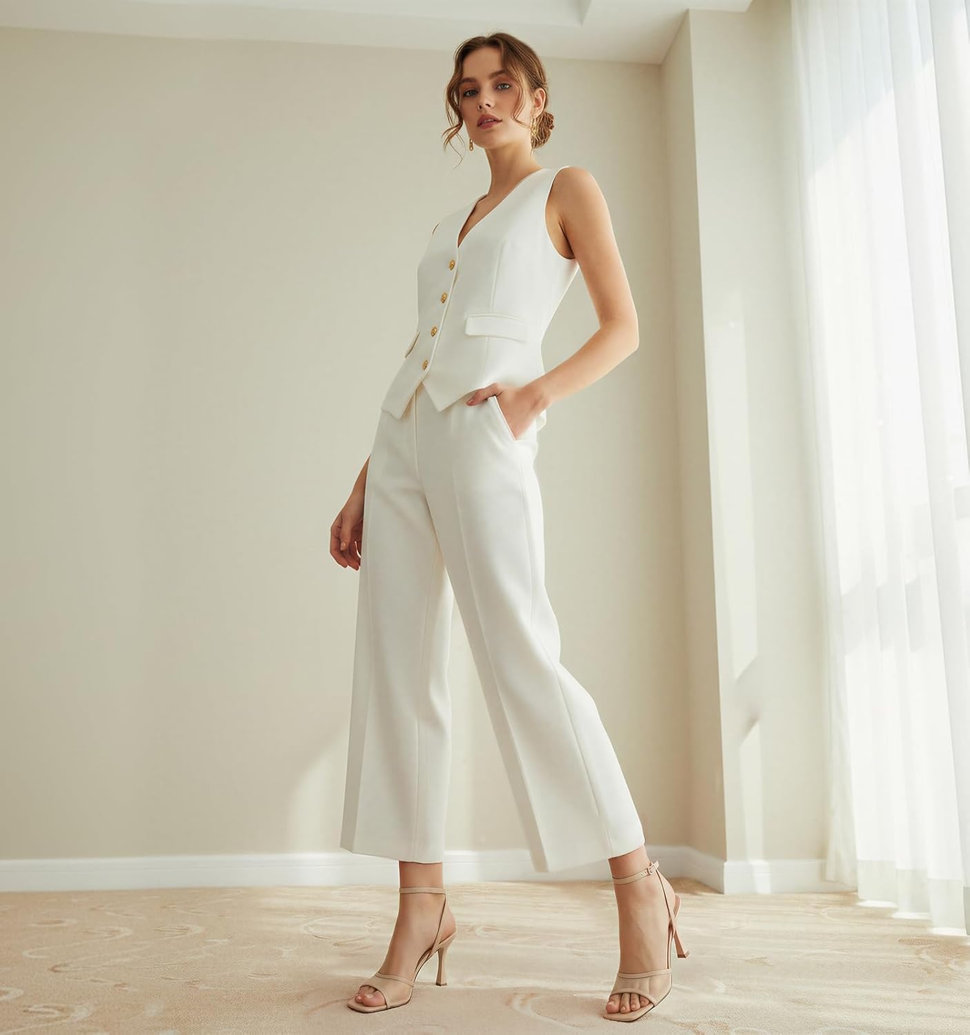 Ankis Black Nude Heels Strappy Open Toe Heel for Women High Heels Mesh Stiletto Heeled Sandals Wedding Party Dress Shoes 3IN - Image 6