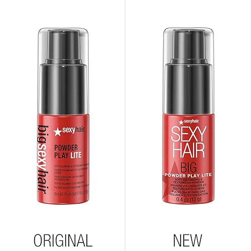 Miniatura 3 de SexyHair Big Powder Play Lite - Polvo voluminizador y texturizante suave, 0.4 onzas, hasta un 50% más de volumen, polvo ligero, Invisibible