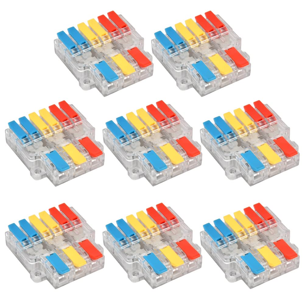 8PCS Compact Wire Conductor Connector, Conductor Electrical Connectors