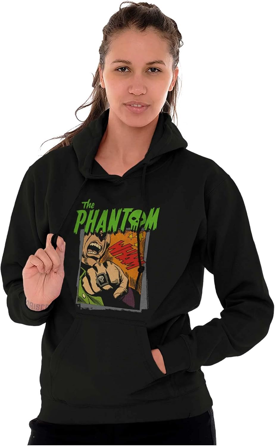 Brisco Brands the Phantom Skull Retro Comic Book Hoodie Sweatshirt Women Men