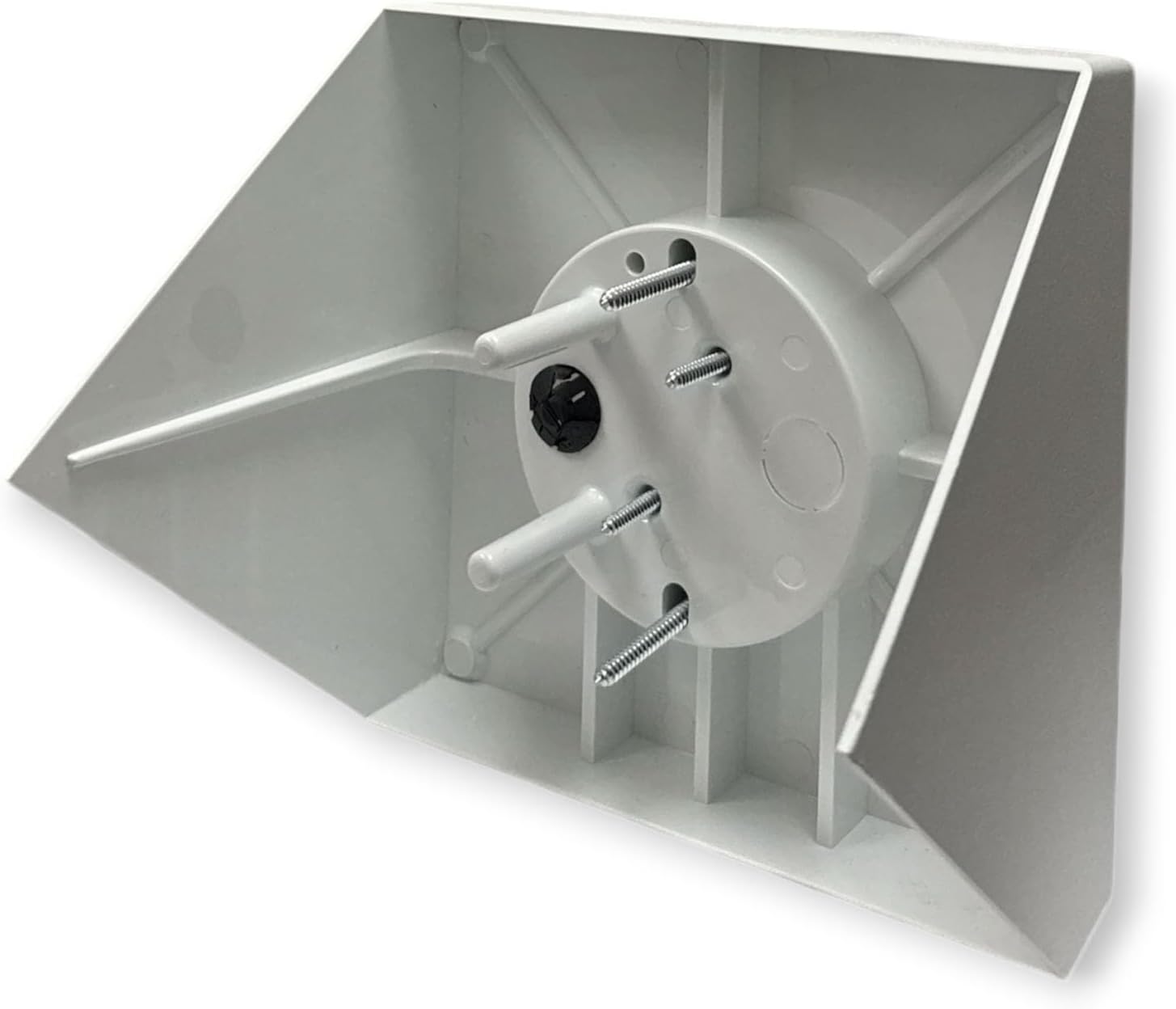 iMBAPrice Ceiling Fan Mounting Box IMBA-FB900, Cathedral Ceiling Fan Bracket Kit up to 80°, Heavy-Duty Electrical Box for Ceiling Fans & Light Fixtures, White, 1 Pack