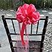 Coral Wedding Pull Bows with Tulle Tails - 8