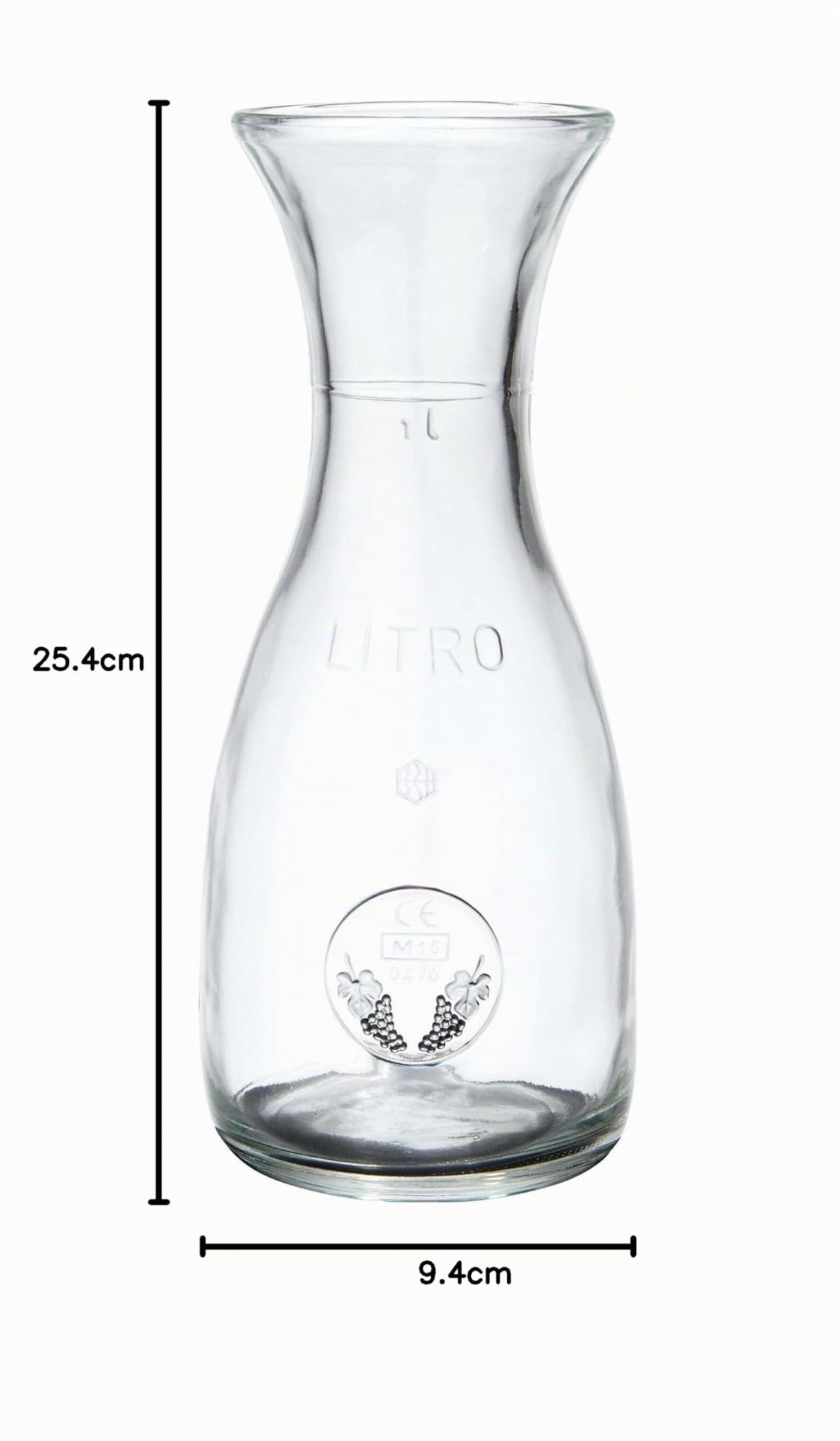 VINO Karaffe 1000ml, Ø 10,00 cm Küche, Haushalt & Wohnen
