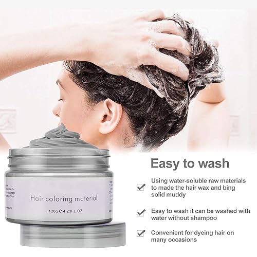 Vista 14 de Tinte de cera temporal para el cabello, color en aerosol para el cabello, color natural de cera para el cabello, tinte de cera temporal para niños