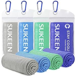 Sukeen Kühlhandtücher Eishandtuch (101,6 x 30,5 cm)