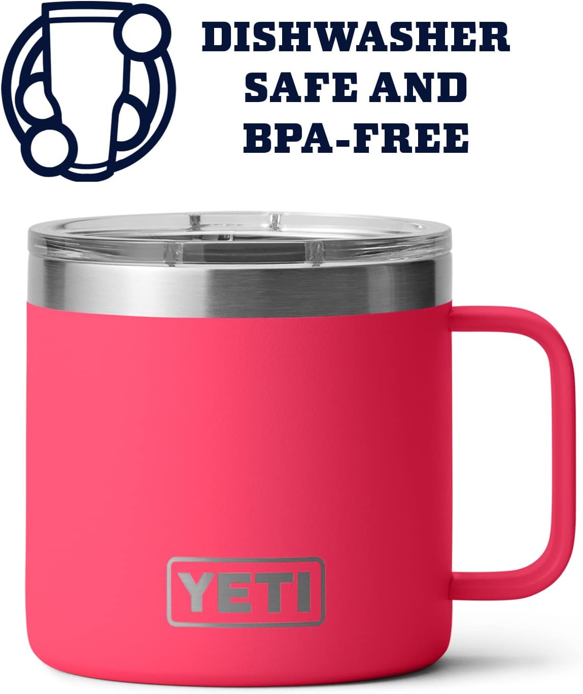 YETI Rambler Mug 14 oz, Stainless Steel, Vacuum Jamaica Ubuy