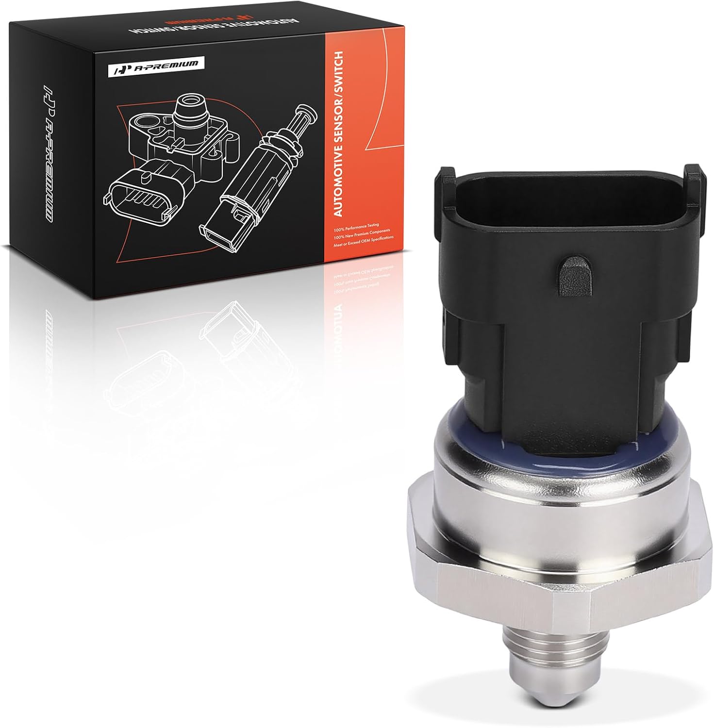 A-Premium Pressure Sensor [3 Pins] Compatible with Ford Explorer/Edge 2012-2014, Escape/Fusion/Taurus 2013-2014, Focus 2013-2017, Fiesta 2014-2015, Transit Connect 2014 & Lincoln MKZ 2013-2014