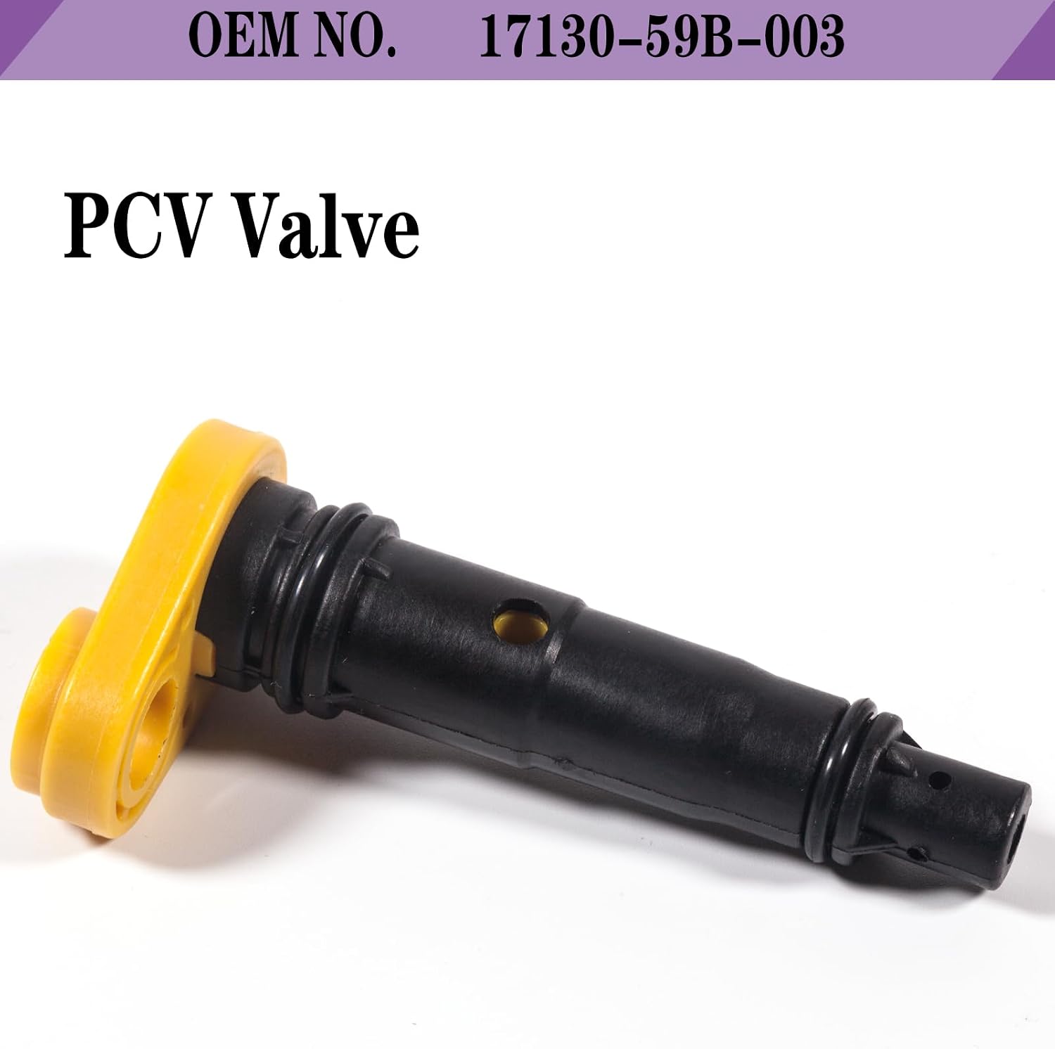 17130-59B-003 For Honda Accord PCV Valve 1.5 Accord 2018-2023,Civic 2017-2021,Cr-v CRV 2017-2021 1713059B003 6P1424 V586 EMH970 2017 2018 2019 2020 2021 2022 2023 17 18 19 20 21 22 23 1.5L