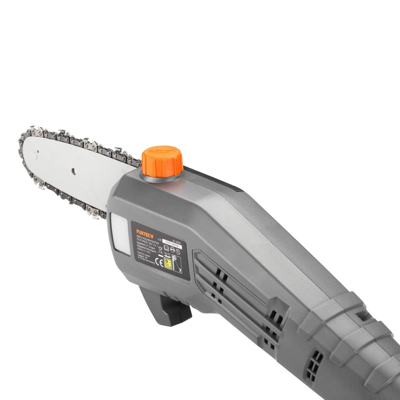 Fuxtec Akku Hochentaster 20V FX-E1HE20 Teleskop Astsäge mit verlängerbarem Teleskopstiel – 70 bis 260 cm – Ohne Akku und Ladegerät