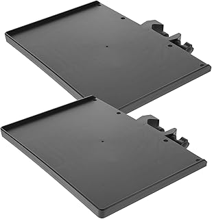 EXCEART Clamp-on Sound Card Tray for Microphone Stand Adjustable Live Broadcast Mic Rack Holder 9.44X6.88 Inch Storage Shelf for Phone and Camera