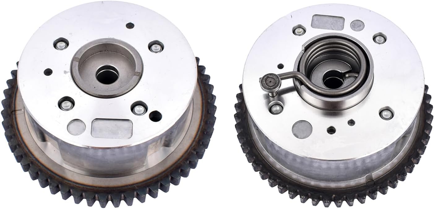 5047022AA 5047021AA Intake & Exhaust Camshaft Phaser Sprocket VVT Gear Replacement for Dodge Caliber Journey Jeep Compass Patriot Chrysler 200 Sebring 2.0/2.4L 2007-2017