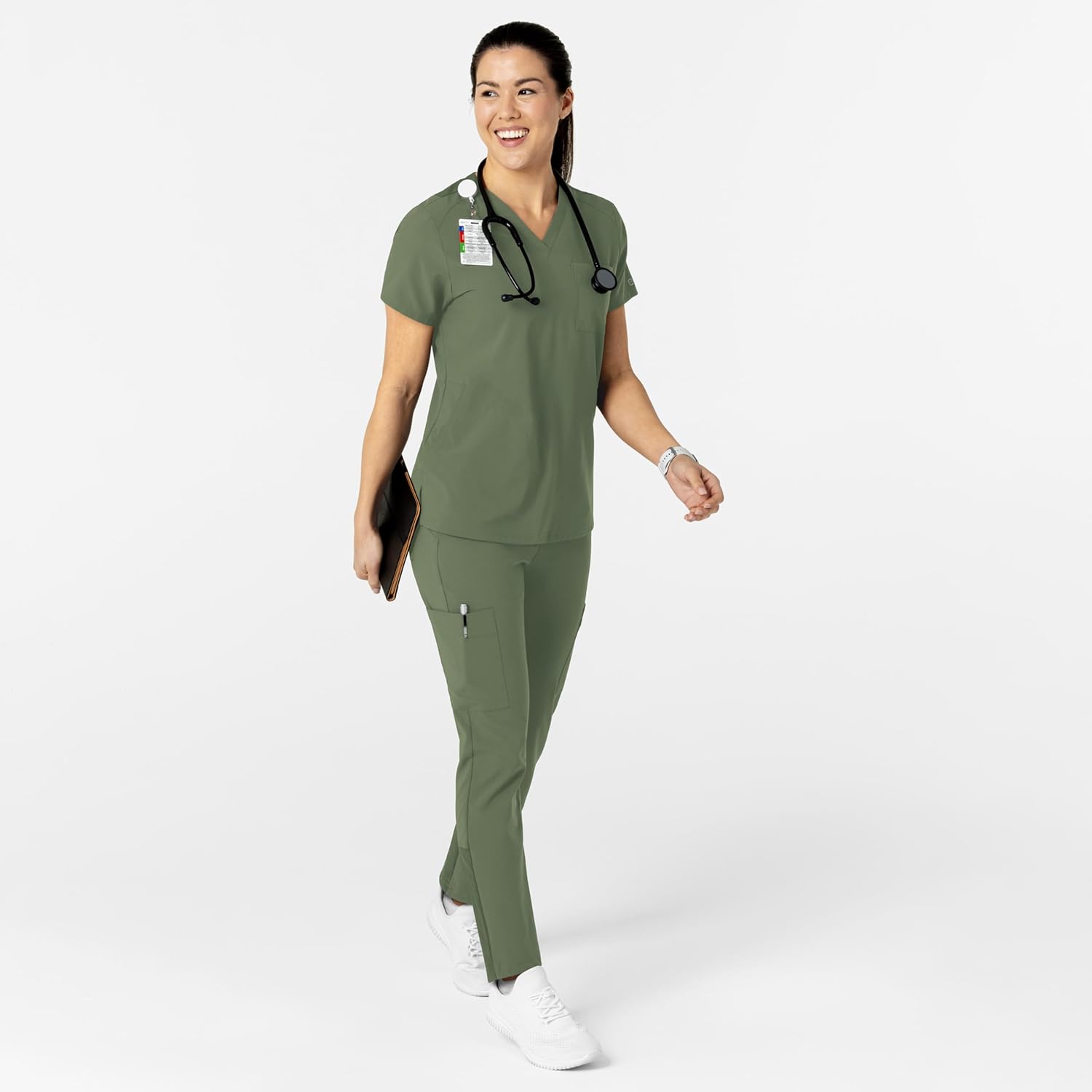 WINK Womens Scrub Top - Image 3