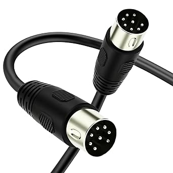8 Pin DIN Male to Male Cable, Midi 8-Pin Signal Connection Wire Extension Cord Compatible with Olufsen Beolab Compatible with Bang and Olufsen B&O Audio System and TV 3 Meter