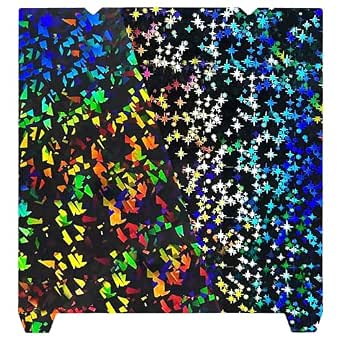 Plaque D'Impression PEF Smooth Rainbow Confetti+Galaxy 235x235mm Pour Creality K1 & Ender 3