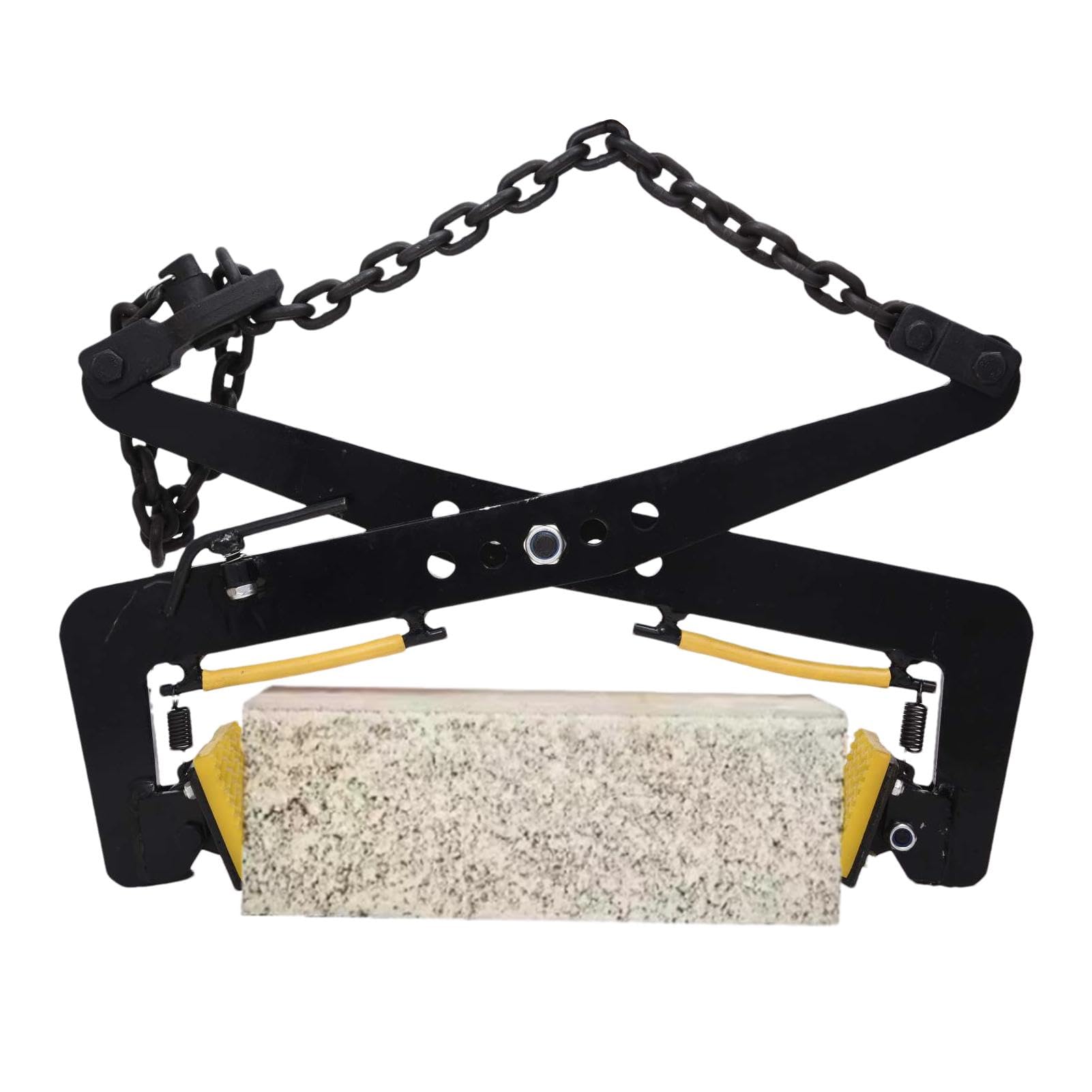 Granite Slab Lifting Clamp 700LB,Vertical Stone Clamp, Suitable for 300-510mm Marble Heavy Stone Handling Clamp Stone Lifting Clamp Heavy Lifting Clamp,Black