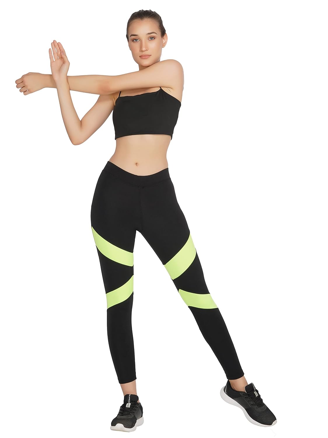 Imperative Gym wear Leggings Ankle Length Workout Color Block Pants | Stretchable Tights Sports Fitness Yoga Track Pants f... - Review, Price and Buying Guide