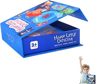 Memory Detective Game | Memory Detective Toys for 6+ Year Old,Portable Games Detective Toys Question Answer Card for Parent-Child, Boys and Girls Zukpumne