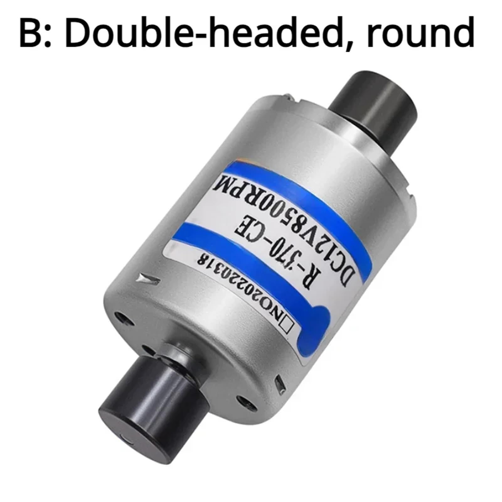 1 x silnik elektryczny RF-370 o wysokiej prędkości 12 V 370 DC z mikrosilnikiem blokowym wibracyjnym (6 V 6000 obr./min, C)