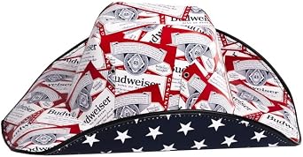 Budweiser Cardboard Cowboy Hat 