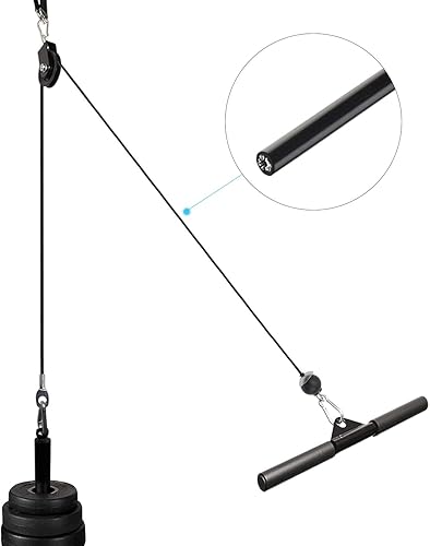 Vista 15 de LFJ Replacement Gym Cable with Stopper Ball Fitness Pulley Cable Steel Wire Rope for Cable Machine Home Gym Weight Lift Pulley System