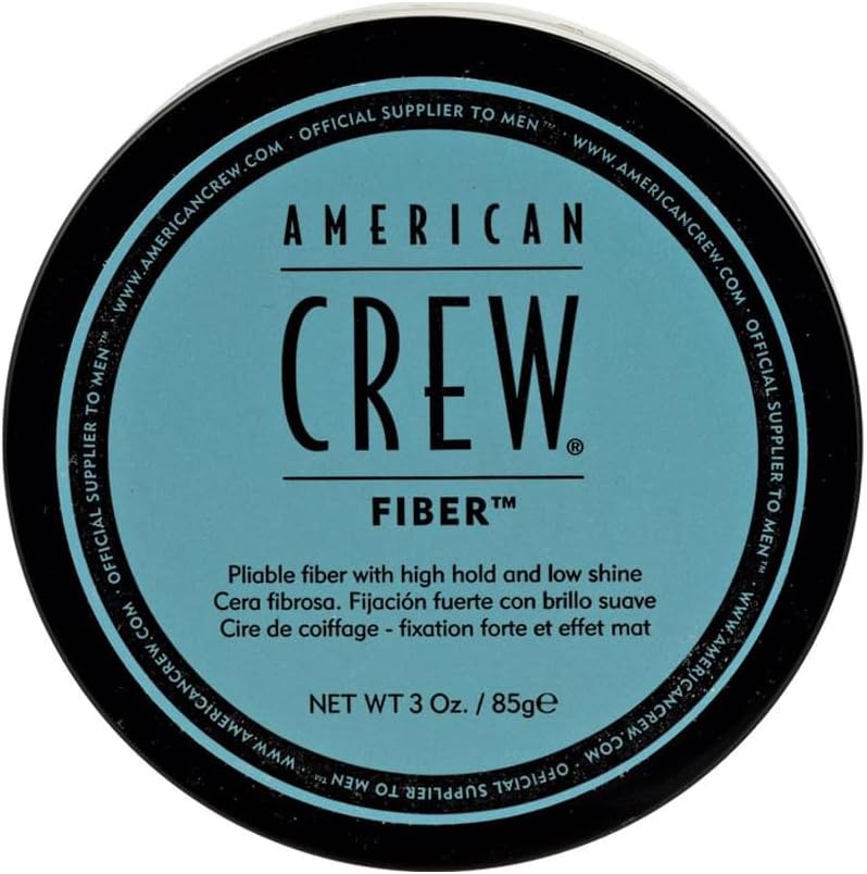 American Crew - Fiber - Cire Cheveux Homme - Produit Coiffant Fixation Forte et Brillance Faible -...
