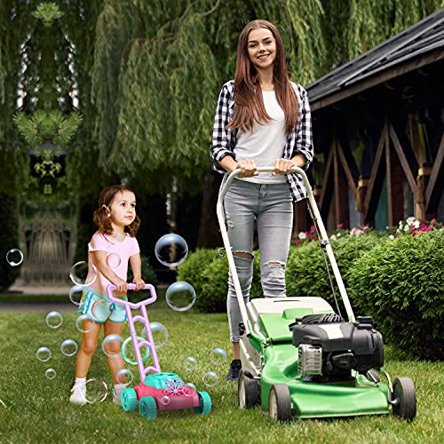 Bubtoy Girls Toys, Toddler Toys Bubble Machine For Girls, Great Birthday Gifts For Preschool Baby Girls, Automatic Bubble Mower Toys & Games, Baby Activity Walker For Outdoor #TOP5