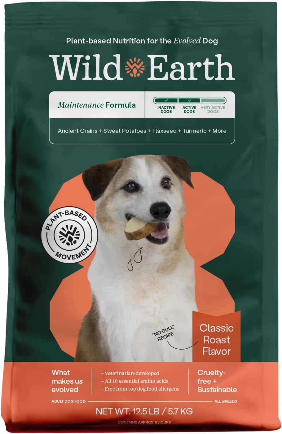 Fresh Look at Amazon Com Wild Earth Vegan Dry Dog Food