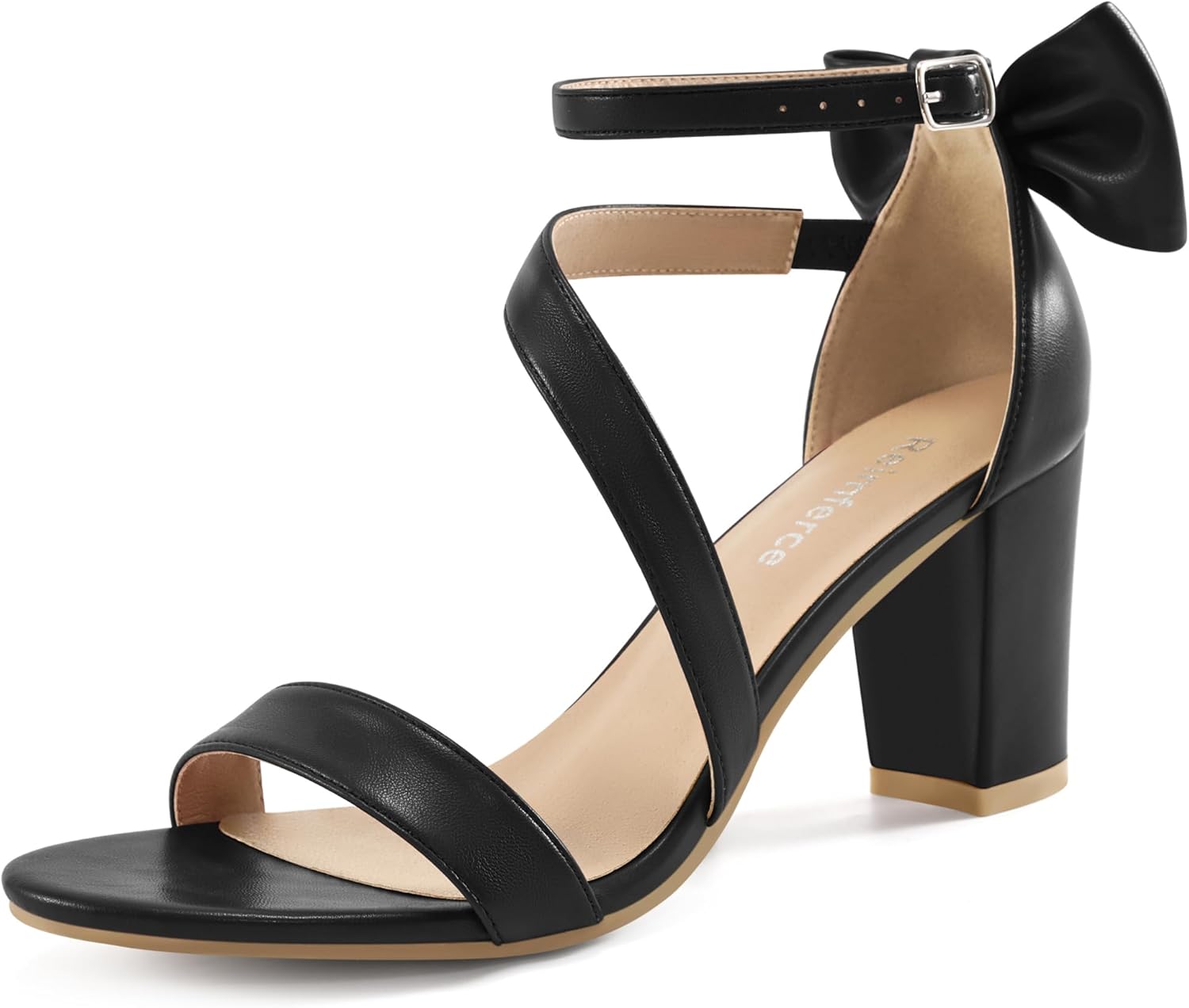 Comfortable Block Heels for Women: 3.14" Stable Walk for Confidence on Wedding - El...