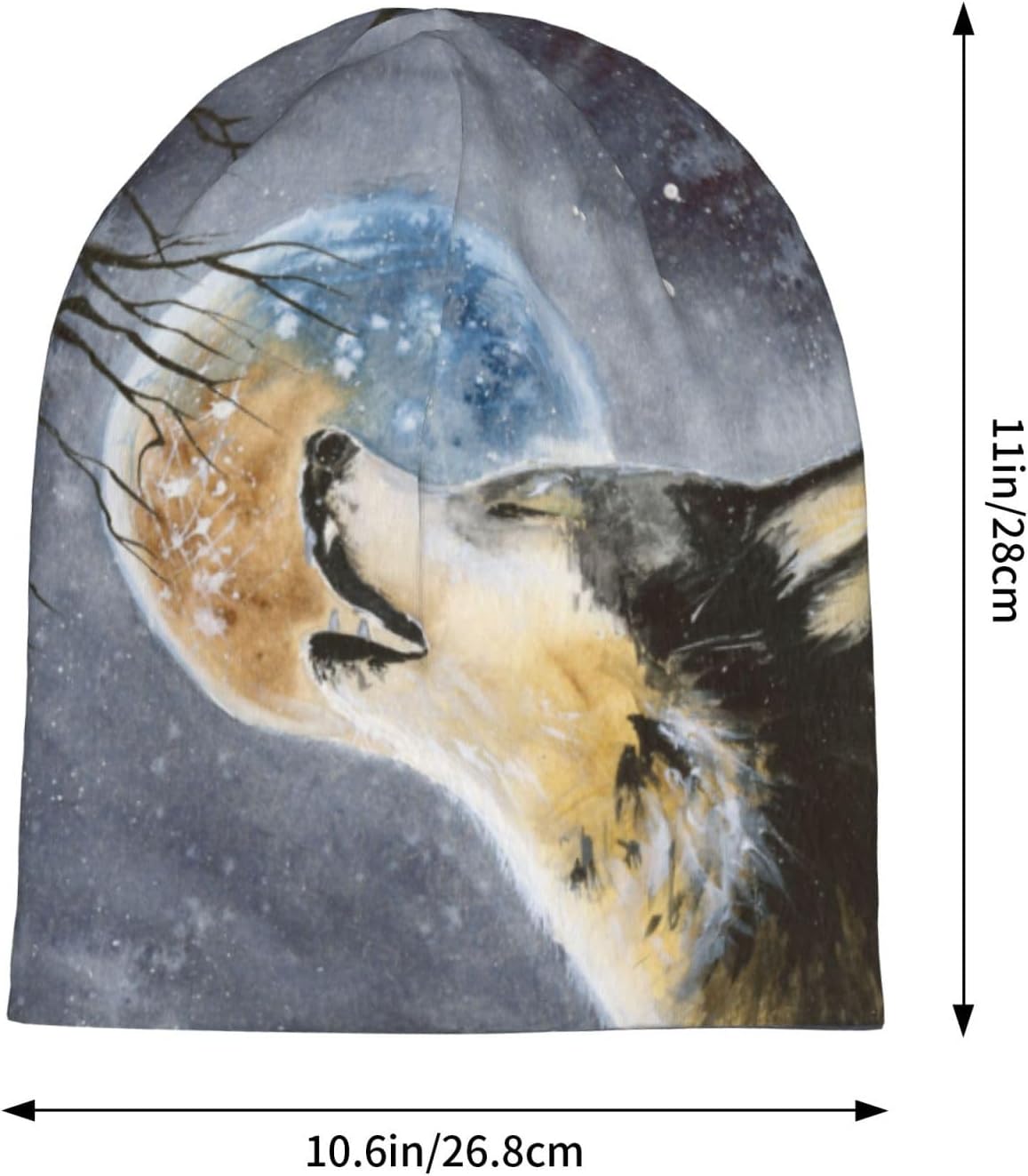 Beanie for Women Men, Warm Stretch Knitted Beanies Hat Casual Slouchy Cap Cancer Headwear Gifts - Image 3